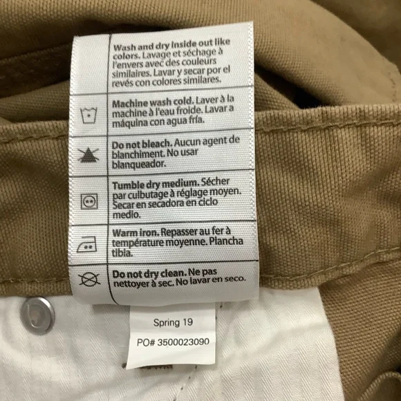 Carhartt Tan Cargo Pants Durable Workwear Original Fit - Picture 8 of 8